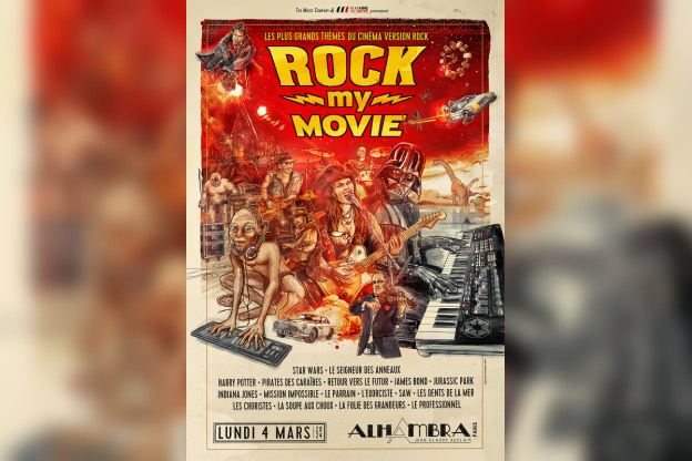 "Rock My Movie", les plus grandes musiques de films en version rock à l'Alhambra