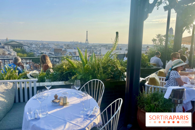 Perruche, le bar-restaurant en rooftop du Printemps Haussmann