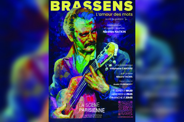 Brassens, l’amour des mots à La Scène Parisienne