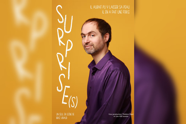 Surprise(s) : Brice Vidaud transforme les épreuves en rire au Théâtre Pixel