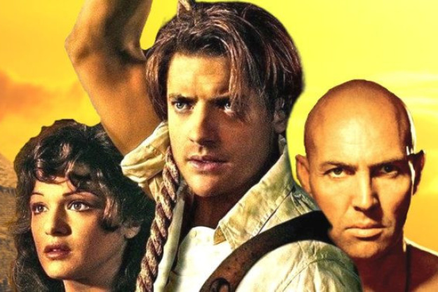 La momie (1999) : Brendan Fraser, Rachel Weisz, John Hannah