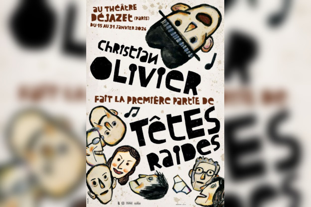 Christian Olivier et Têtes Raides en concert au Théâtre Déjazet