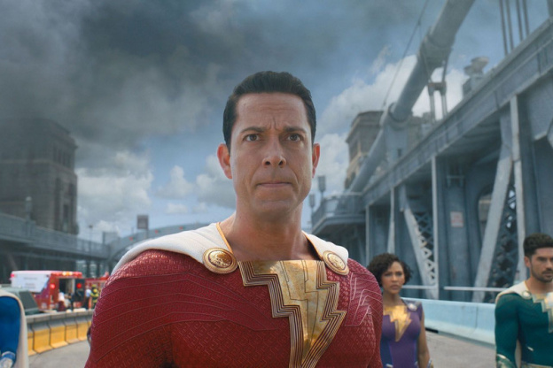 Shazam! La Rage des Dieux : Adam Brody, Zachary Levi, Meagan Good