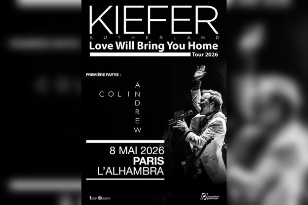 Kiefer Sutherland : concert country-rock à l’Alhambra