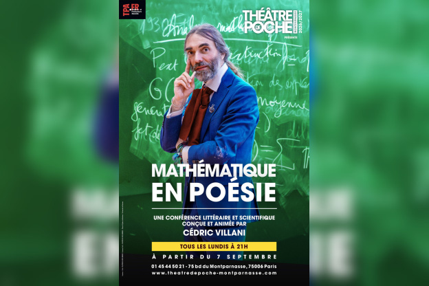 Mathématique en poésie, Cédric Villani au Poche-Montparnasse