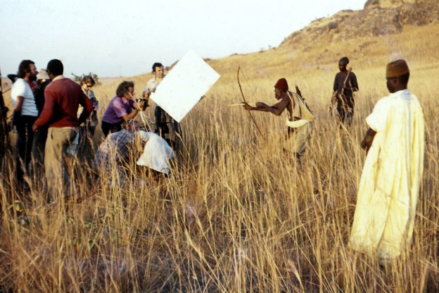 Une équipe de tournage à Mogodé en 1972