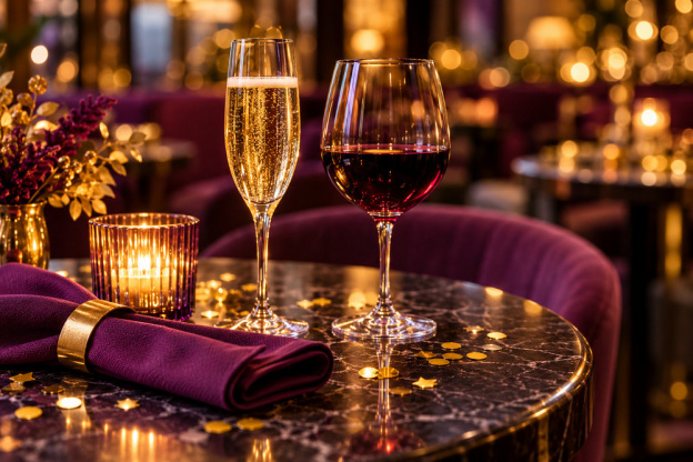 Nouvel An 2027 au Féria Café à Paris : dîner à 89 €, champagne et vin inclus