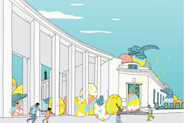 Chasse aux oeufs de Pâques du Palais de Tokyo