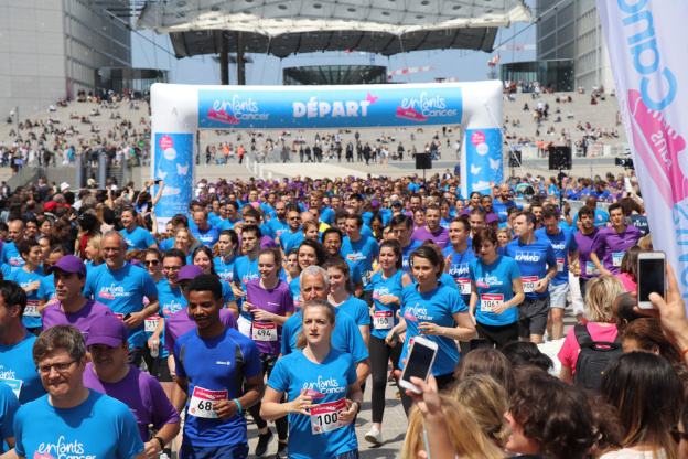 Course "Enfants Sans Cancer City" 2022 à la Défense