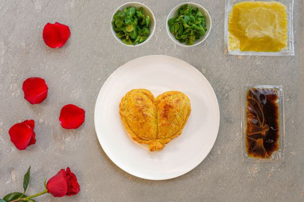 Menu de Saint Valentin 2022 du Pavillon Ledoyen en livraison et à emporter