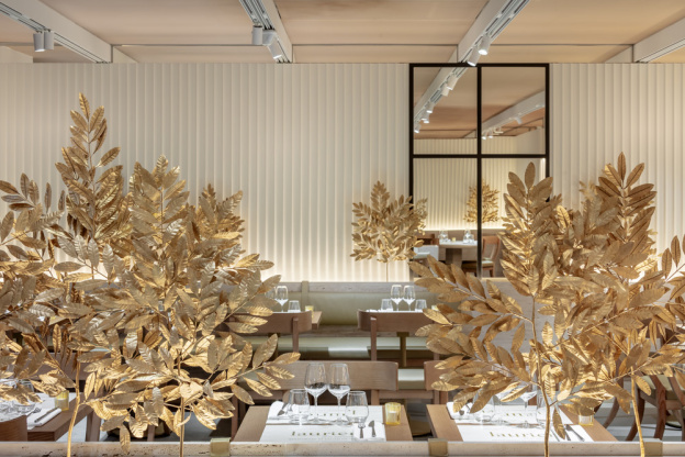 Laurier, le restaurant grec signé Mavrommatis aux Galeries Lafayette Champs-Elysées : invitations