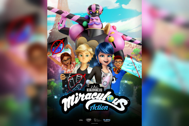 Miraculous ACTION : Petit déjeuner spécial et sensibilisation contre le plastique à Paris