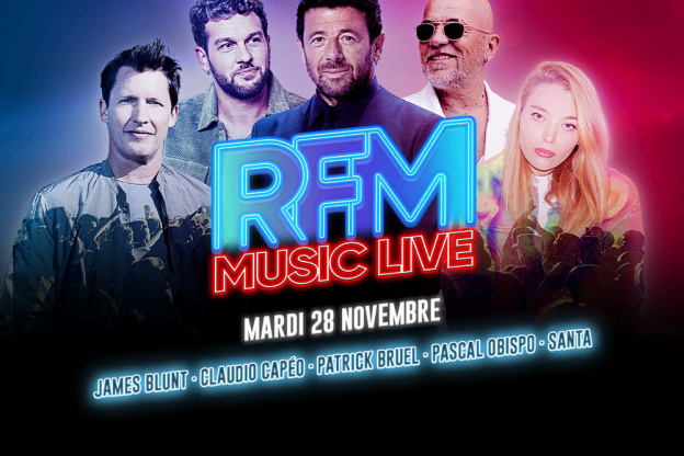 RFM Music Live aux Folies Bergère : Concert événement à Paris avec James Blunt et Patrick Bruel
