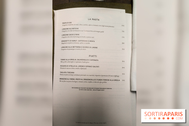 Ristorante National : le restaurant Italien du flambant neuf Hotel des Arts et Métiers