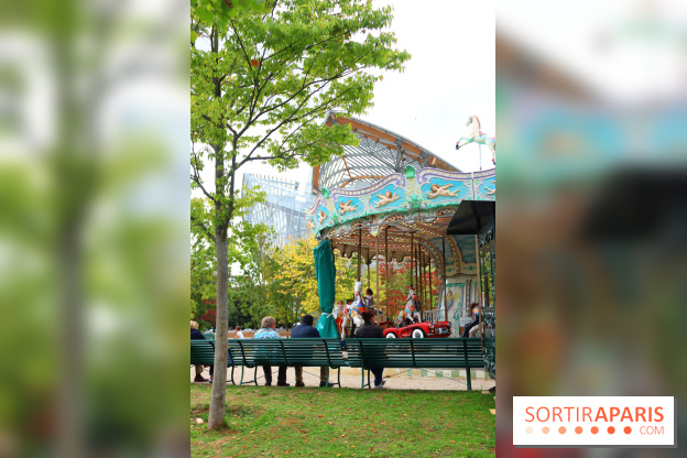 Le Village des Manèges provisoire du Jardin d'Acclimatation
