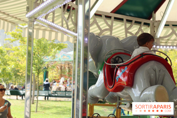 Le Village des Manèges provisoire du Jardin d'Acclimatation