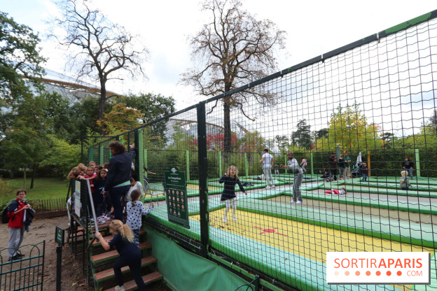 Le Village des Manèges provisoire du Jardin d'Acclimatation