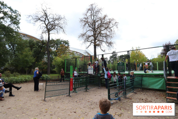 Le Village des Manèges provisoire du Jardin d'Acclimatation