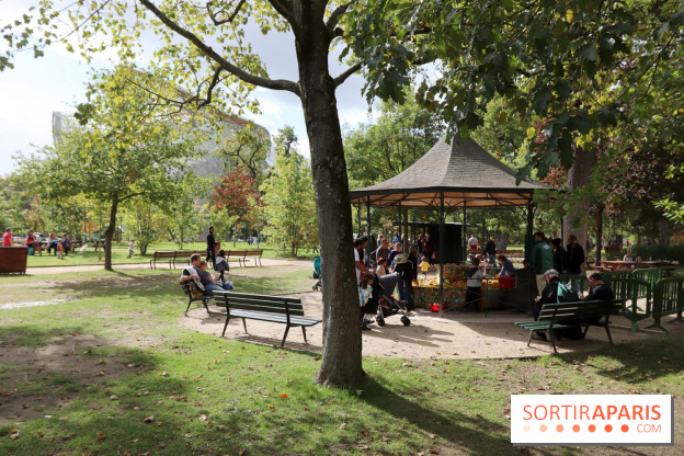 Le Village des Manèges provisoire du Jardin d'Acclimatation