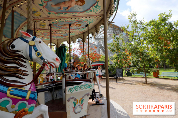 Le Village des Manèges provisoire du Jardin d'Acclimatation