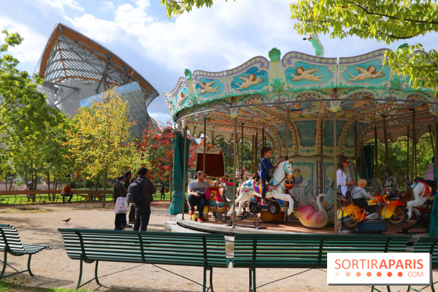 Le Village des Manèges provisoire du Jardin d'Acclimatation