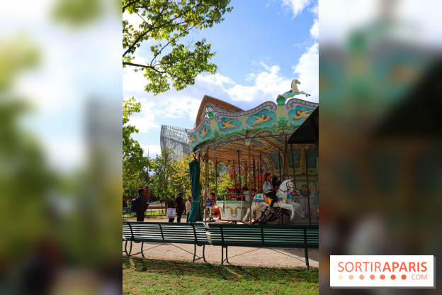 Le Village des Manèges provisoire du Jardin d'Acclimatation