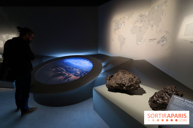 Exposition Météorites au Muséum national d'Histoire naturelle, les photos