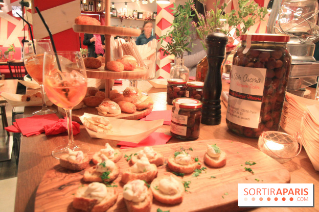 Dégustation d'antipasti à Non Solo Pizze