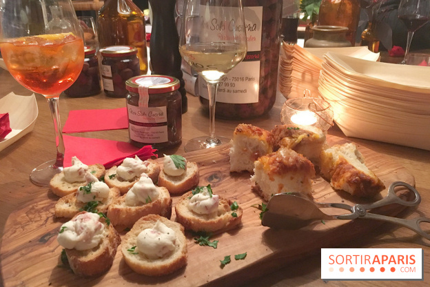 Dégustation d'antipasti à Non Solo Pizze