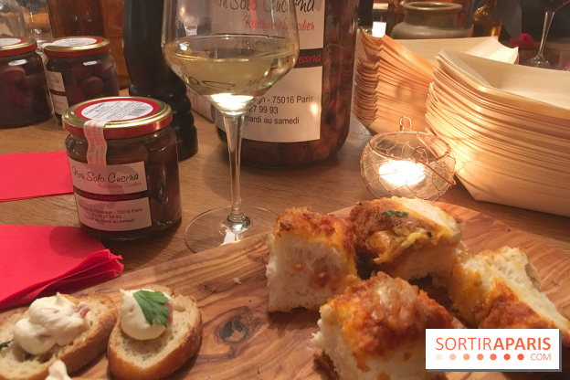 Dégustation d'antipasti à Non Solo Pizze