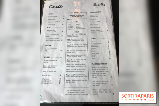 Alix & Mika, l'excellent resto de tartares