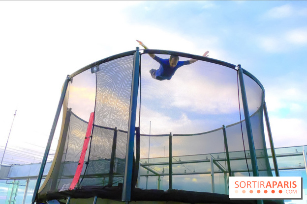 Les trampolines sur la Tour Montparnasse