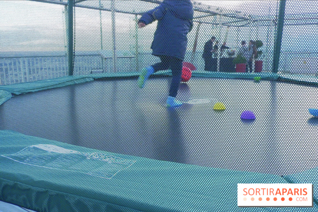 Les trampolines sur la Tour Montparnasse