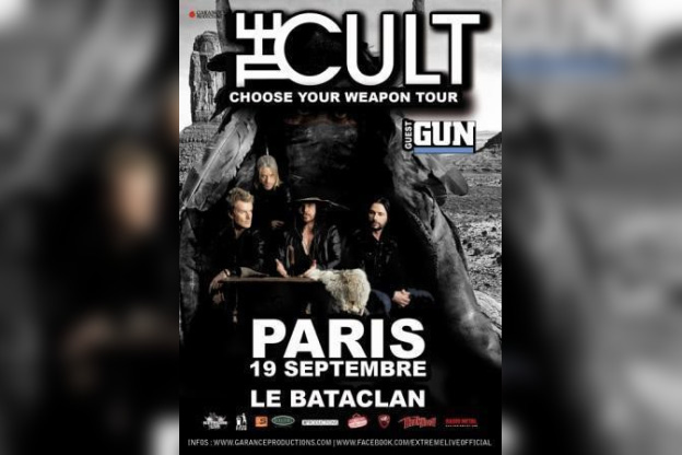 THE CULT en concert le 19 septembre au Bataclan