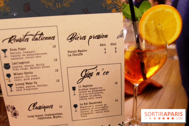 Le Onze à Paris : cocktails bar et aperitivo à l’italienne