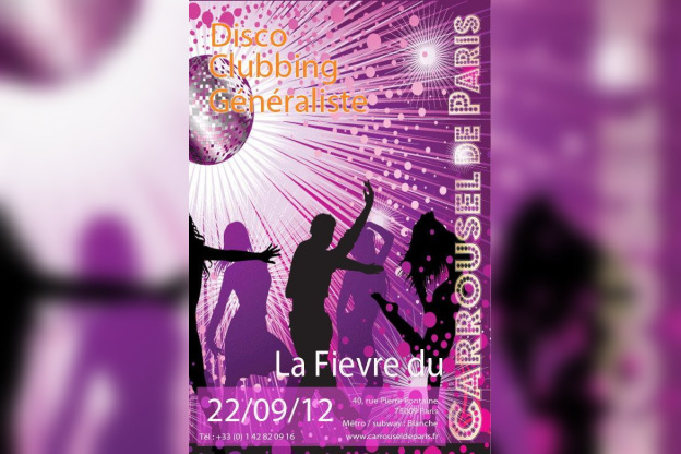 Soirée disco clubbing
