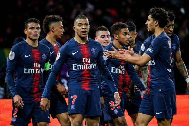 PSG-Strasbourg au Parc des Princes en Ligue 1 