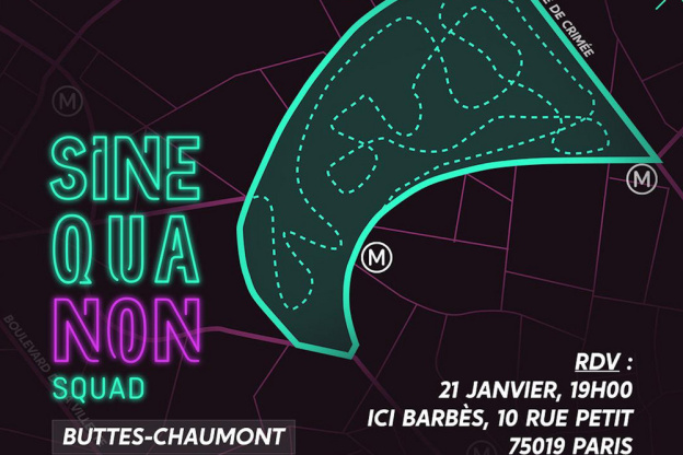 Session training Sine qua Non Squad au Parc des Buttes-Chaumont 