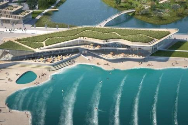 Surf : la future piscine à vagues de Sevran en Seine-Saint-Denis
