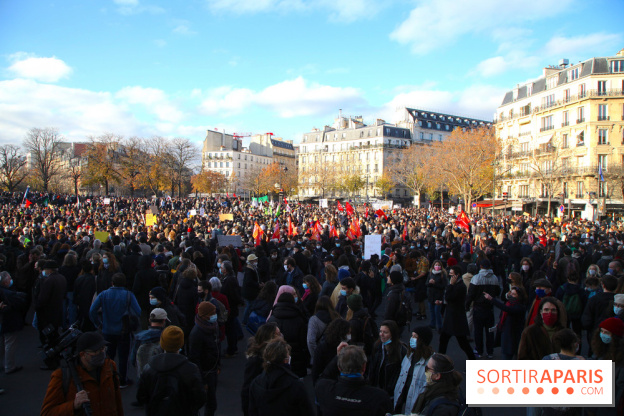 Marche des solidarités "Liberté, Égalité, Papiers" entre Opéra et Hôtel de Ville à Paris ce vendredi
