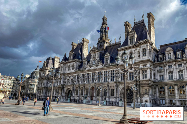 Manifestation contre le saccage de Paris à l'Hôtel de Ville