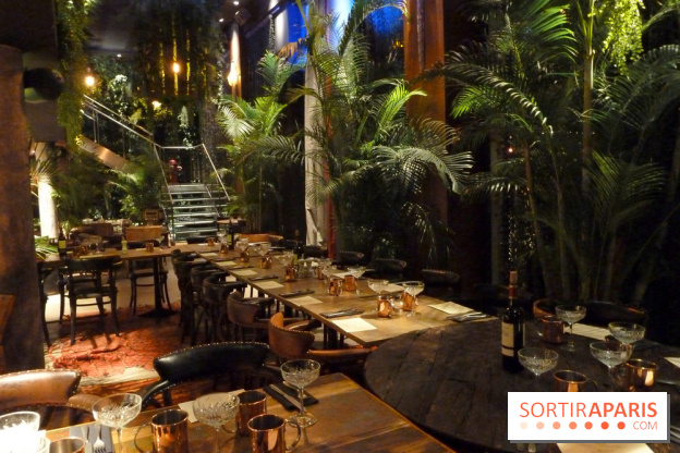 Après, le resto de l'hôtel Kube à l'esprit jungle