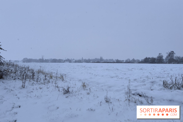 La Neige à Paris - village ile de france