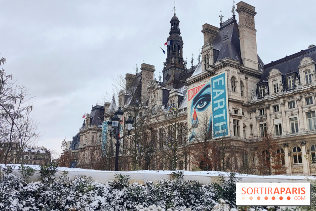La Neige à Paris - Hôtel de Ville