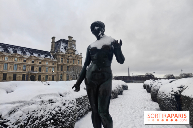 La Neige à Paris - Jardin des Tuileries