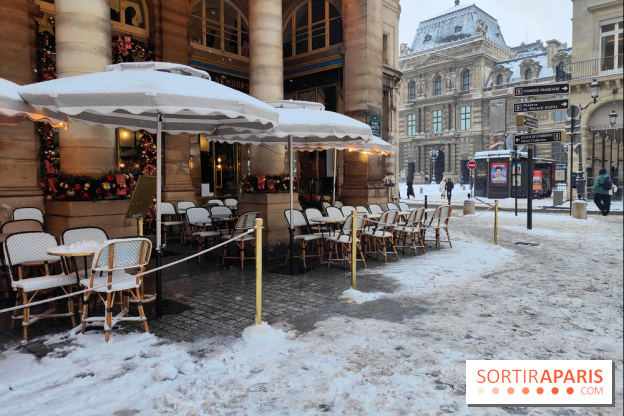 La Neige à Paris - terrasse restaurant café 1er arrondissement