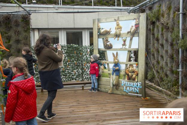 Chasse aux oeufs de Pâques Pierre Lapin au BHV Marais : les photos