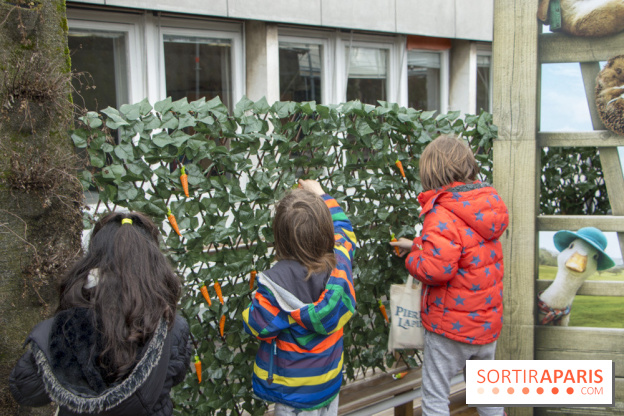 Chasse aux oeufs de Pâques Pierre Lapin au BHV Marais : les photos