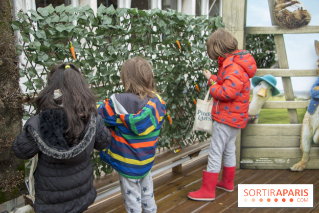 Chasse aux oeufs de Pâques Pierre Lapin au BHV Marais : les photos