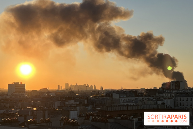Paris : Incendie en cours dans le nord de la capitale